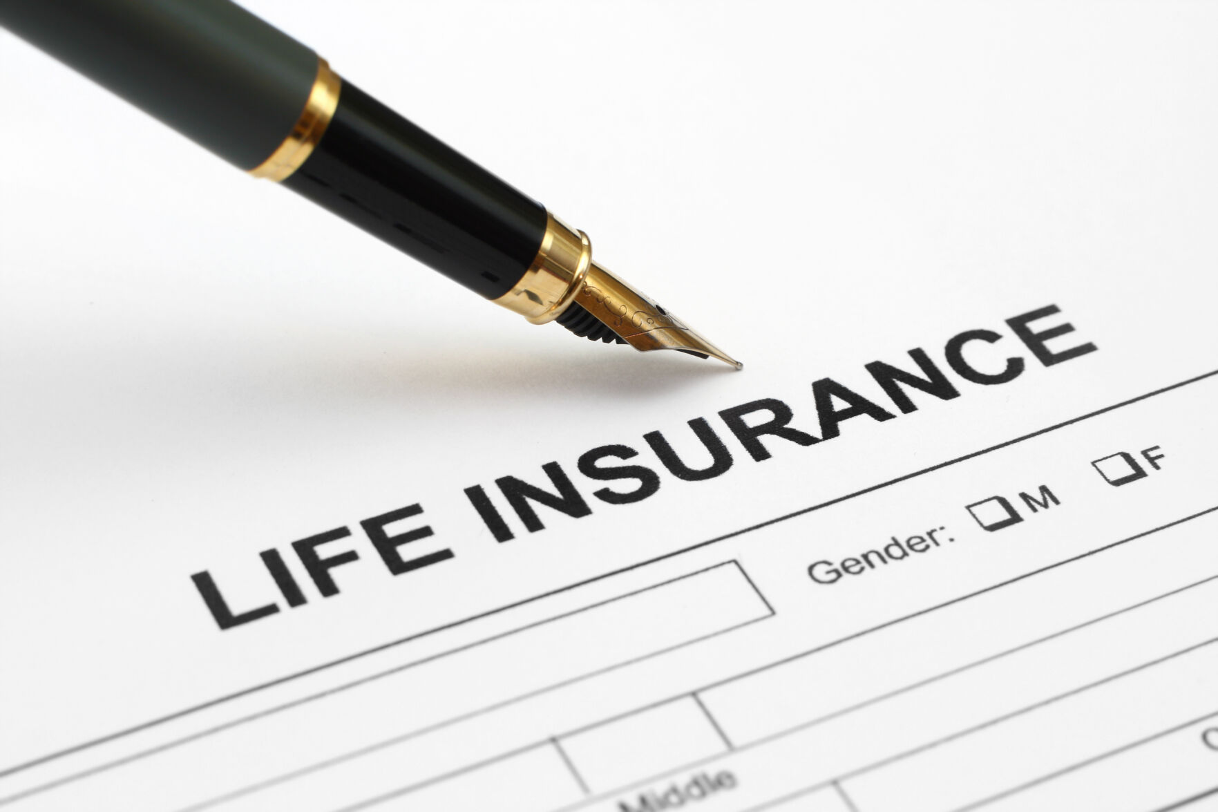 Life insurance form